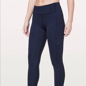Blue Lululemon Leggings